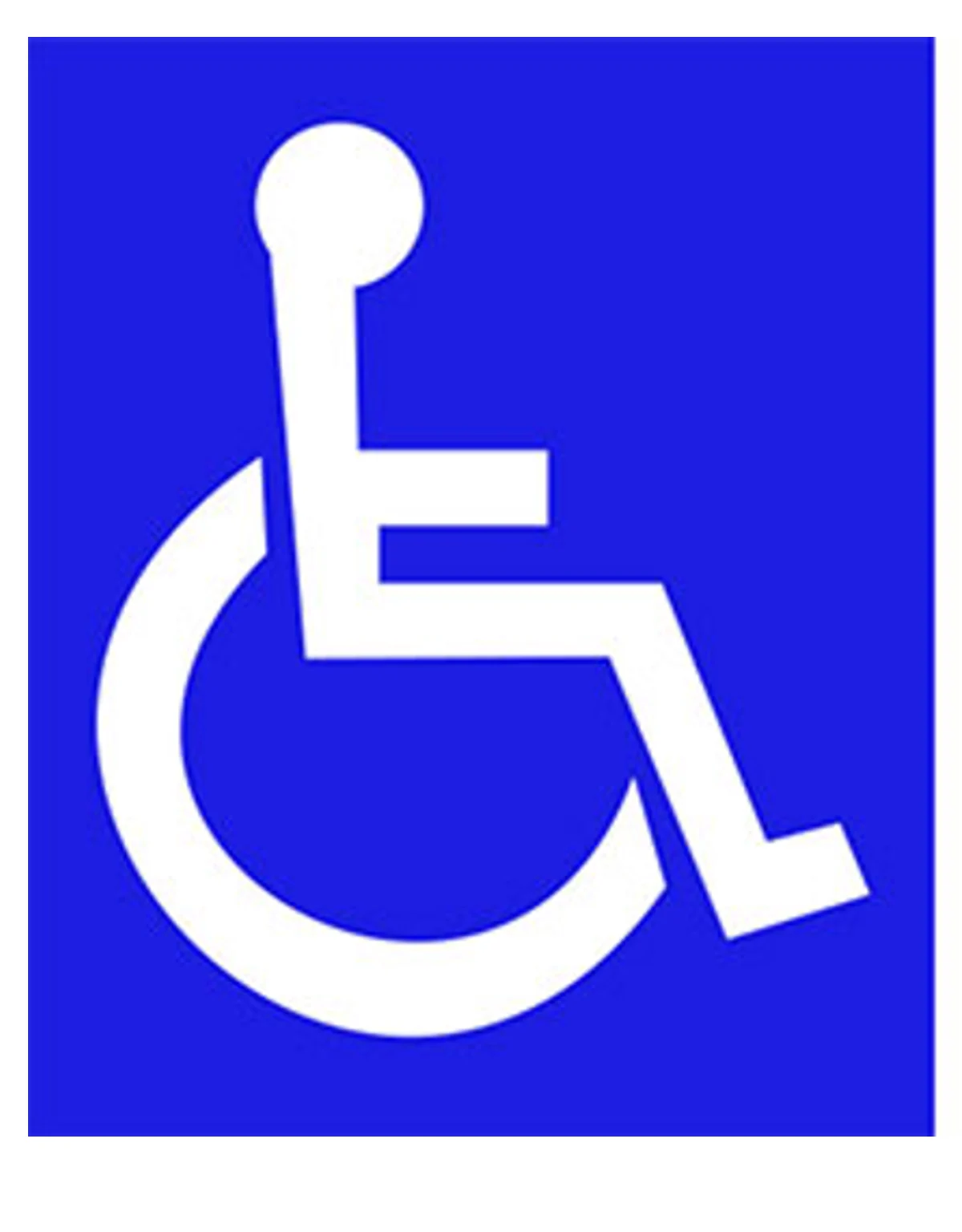 Product Spotlight: PPG Reflective White on Blue Thermoplastic Handicapped Symbol