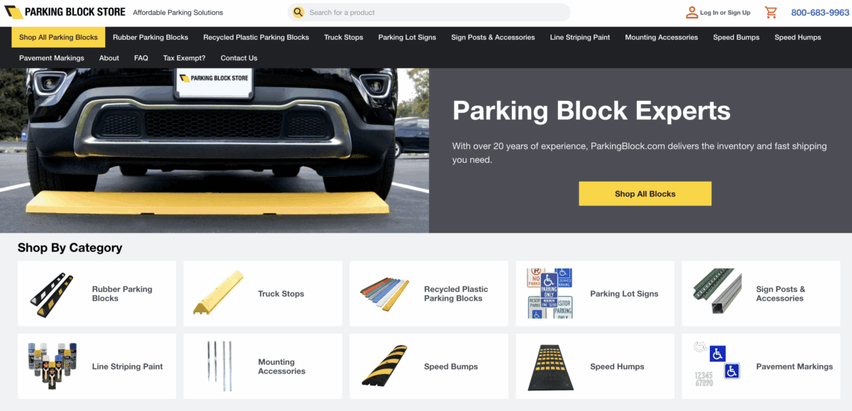 Parking Block Store Spotlight: ParkingBlock.com
