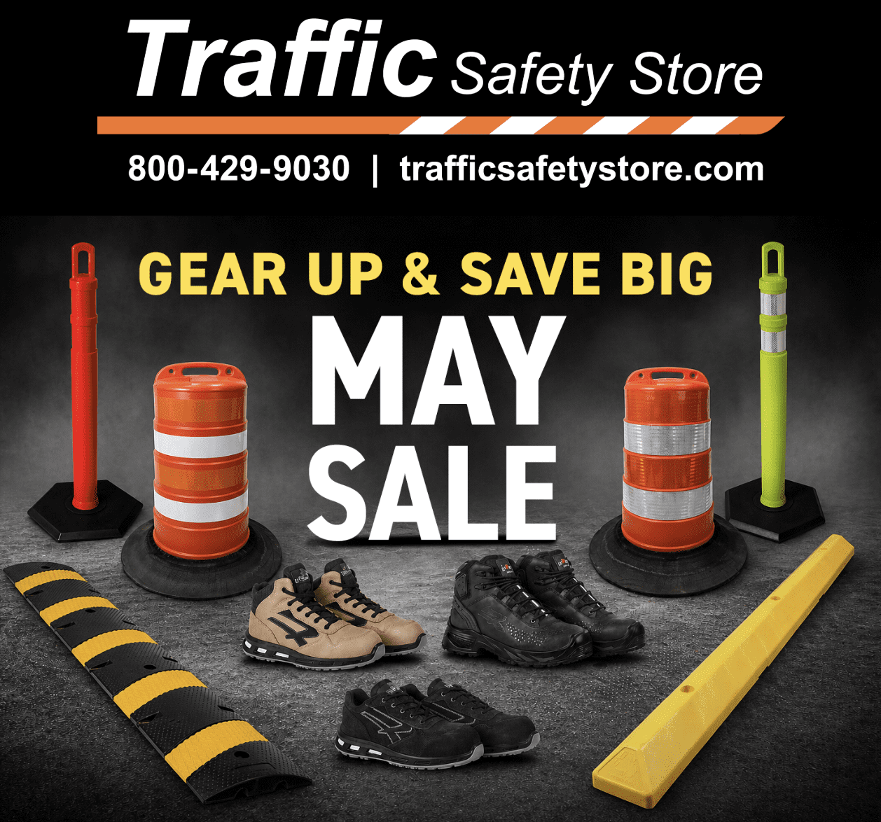 Utility Work Ahead signs