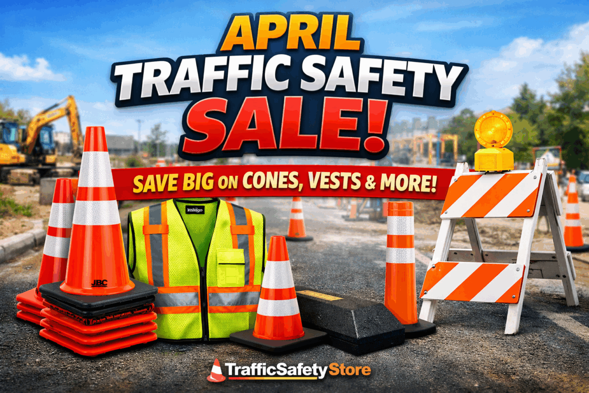 April Traffic Safety Sale Going Strong, Shop Now!