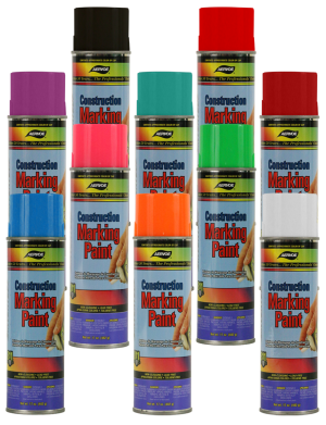 Aervoe Construction Marking Paint, now in 14 Colors!!