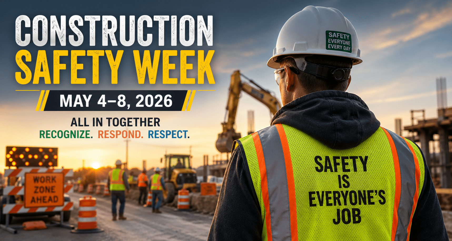 Utility Work Ahead signs