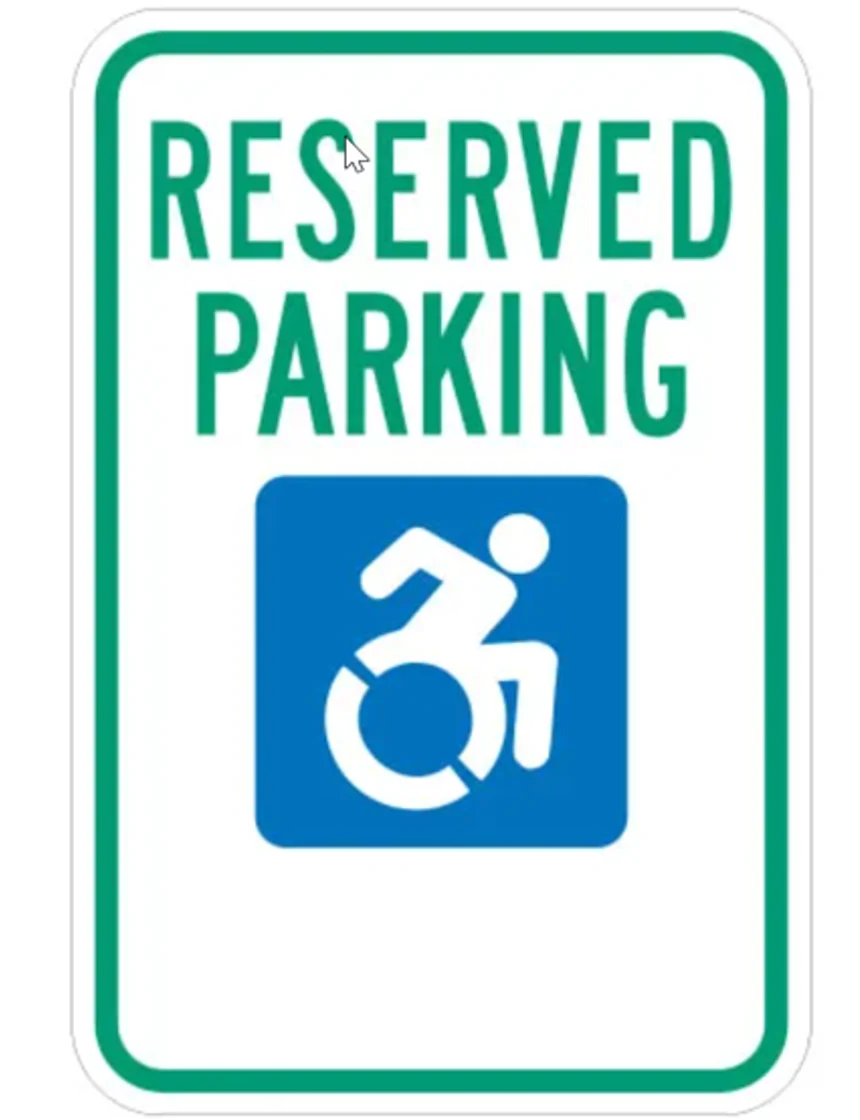 Product Spotlight: New York Reserved Parking with Handicap Symbol Sign (R7-8N)