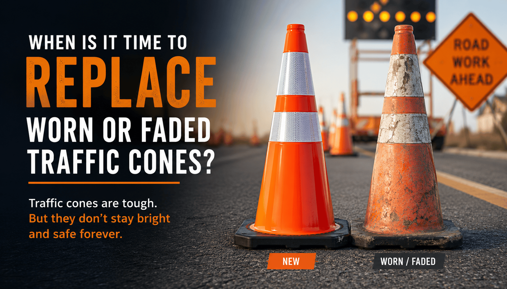 Utility Work Ahead signs