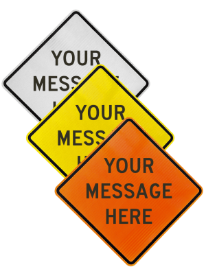 Product Spotlight: Custom Legend Rigid Construction Signs