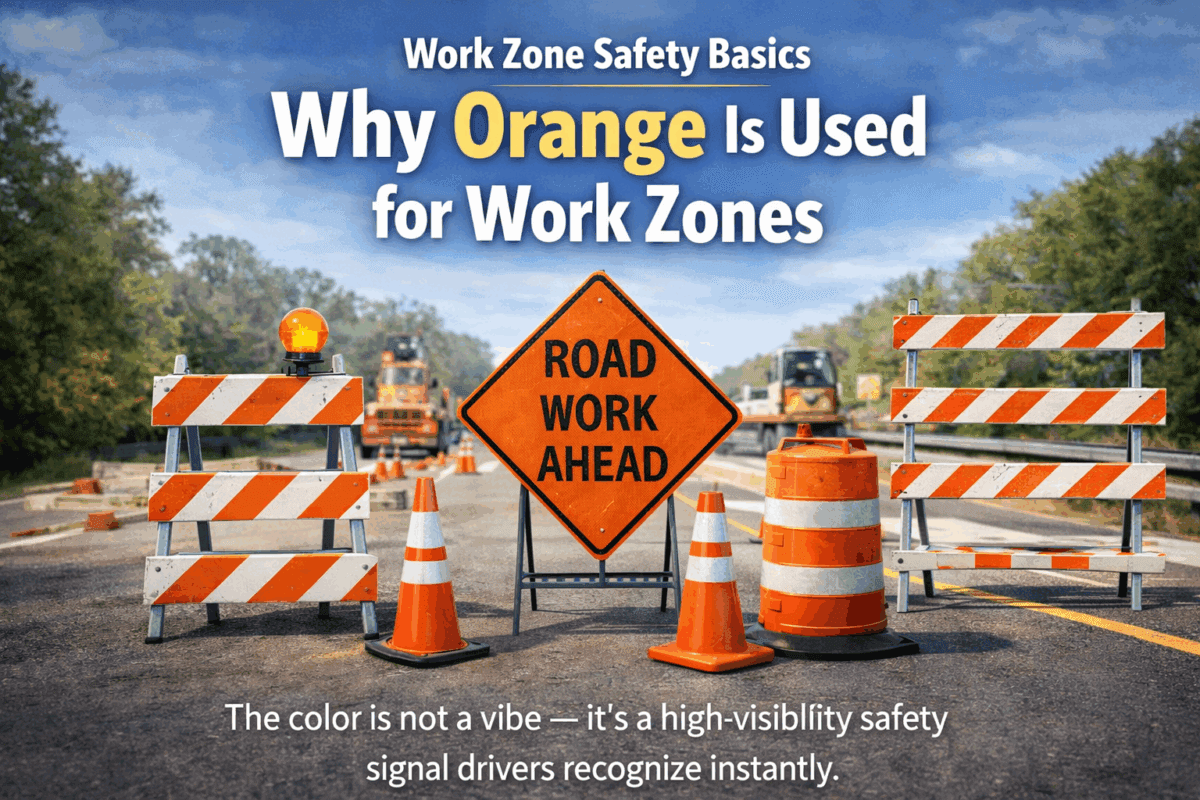 Why Orange Is Used for Work Zones (and What It Means for Drivers)